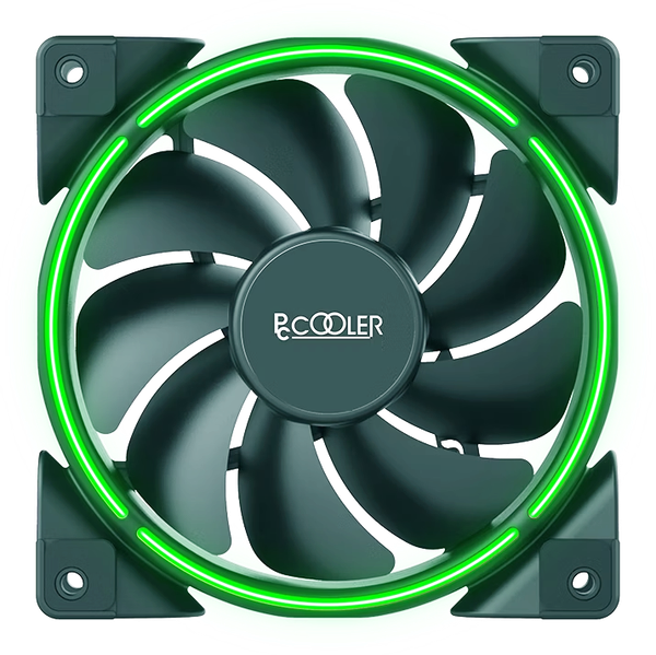 Quạt tản nhiệt PCCooler Corona Green 120mm PWM FAN