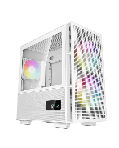 Case Deepcool CH360 DIGITAL WH Mid-tower mATX ARGB - White - 3F