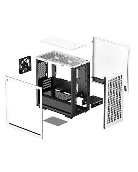 Case Deepcool CH370 WH m-ATX - White - 1F