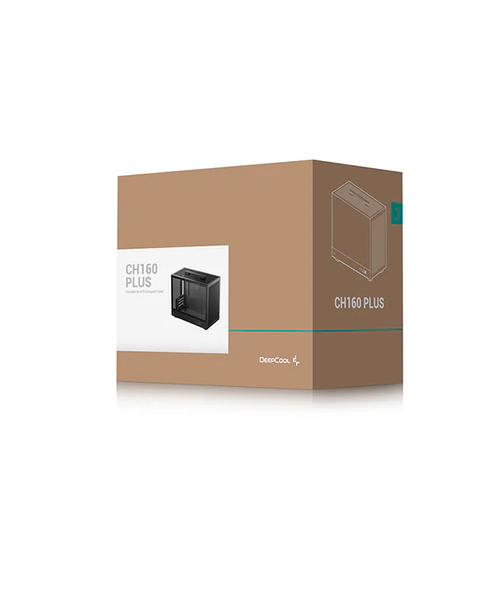 Case Deepcool CH160 PLUS m-ATX - Black