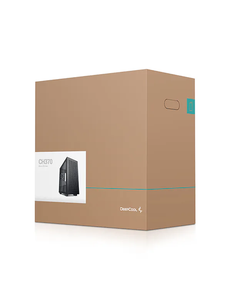 Case Deepcool CH370 m-ATX - Black - 1F