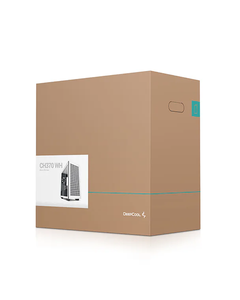 Case Deepcool CH370 WH m-ATX - White - 1F