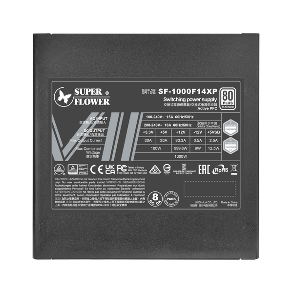 Nguồn máy tính Super Flower LEADEX VII Platinum PRO 1000W ATX 3.1 SF-1000F14XP