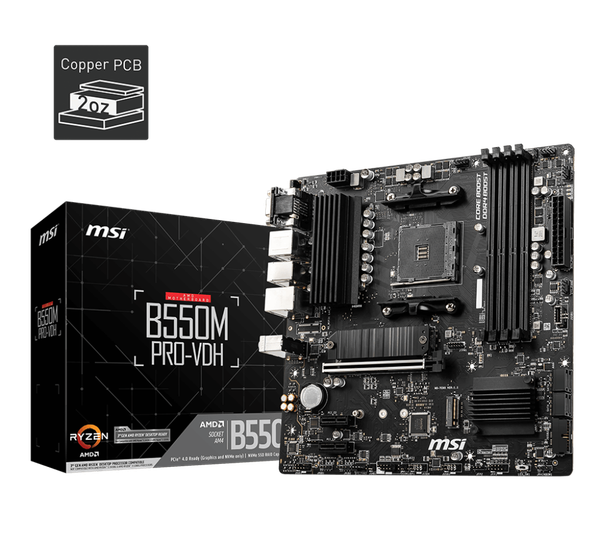 Mainboard MSI B550M PRO-VDH DDR4 AM4