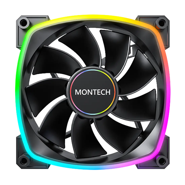 Quạt máy tính Montech RX140 PWM Reverse Fan Blade (Quạt Ngược)