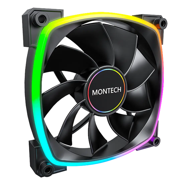 Quạt máy tính Montech RX140 PWM Reverse Fan Blade (Quạt Ngược) – TH Digital
