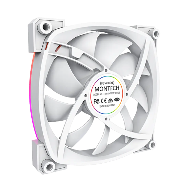 Quạt máy tính Montech RX140 PWM Reverse Fan Blade (Quạt Ngược)