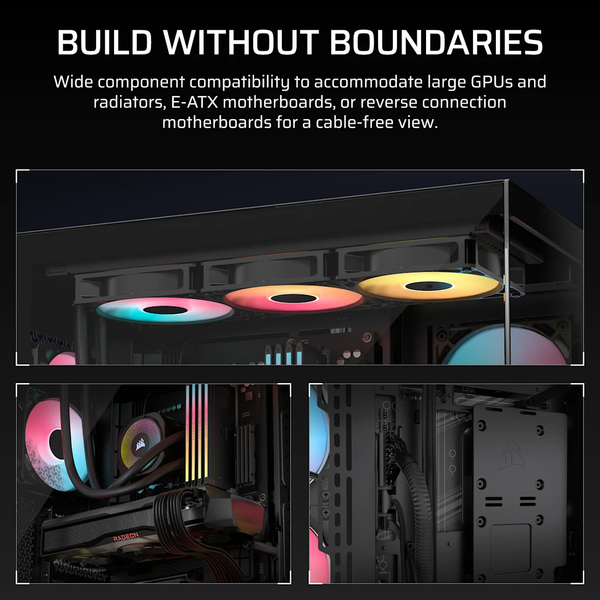 Vỏ máy tính Corsair 3500X RS-R ARGB Tempered Glass Mid-Tower, Black CC-9011322-WW