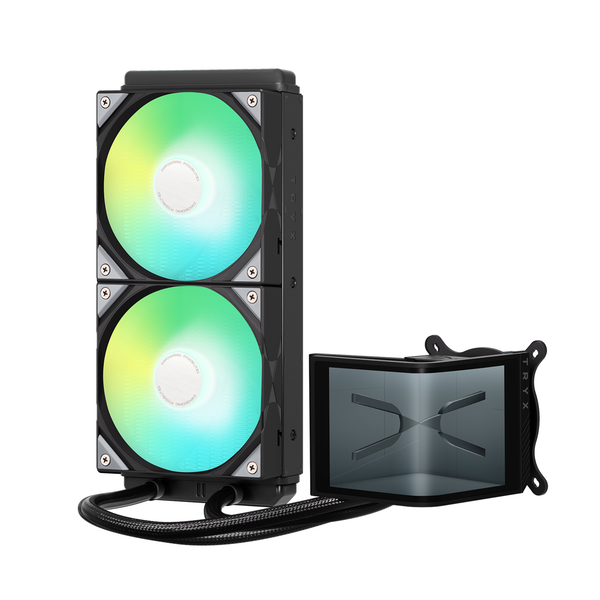 Tản nhiệt nước AIO TRYX PANORAMA SE 240 ARGB Black L-P240L-AM2M-G0K