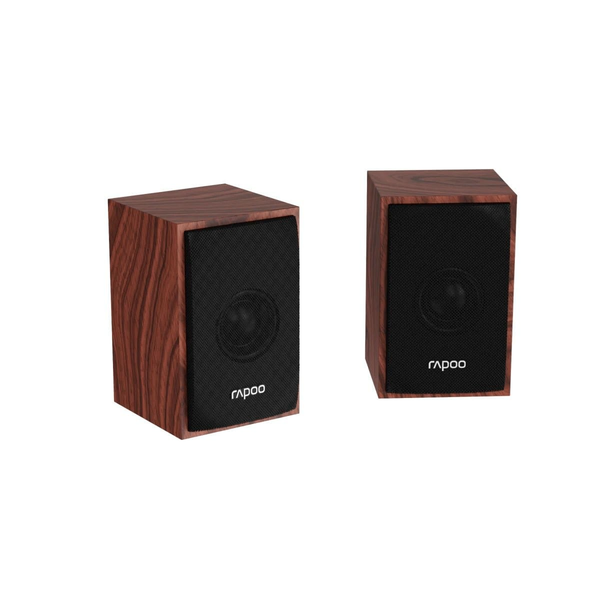 Loa Vi Tính Rapoo A81 2.0 STEREO, 6W, 3.5MM, Nguồn USB, Thiết kế Vỏ Gỗ 11170