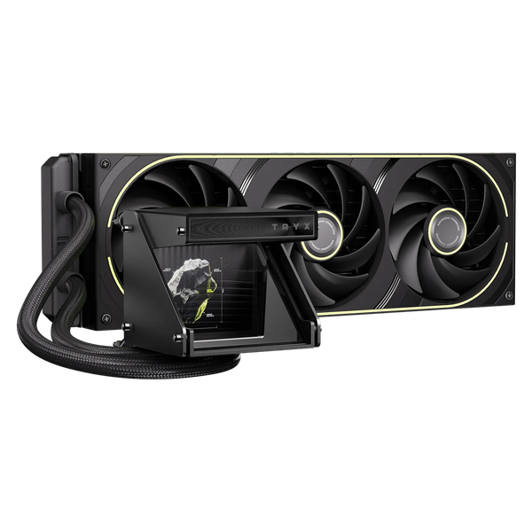 Tản Nhiệt Nước CPU TRYX HOLO 360 Black ARGB - Màn Hình Holographic 3D