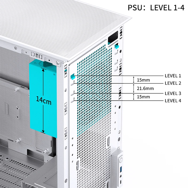 Case Jonsbo D41 MESH White