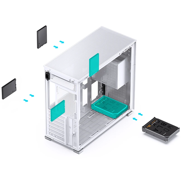 Case Jonsbo D41 MESH White
