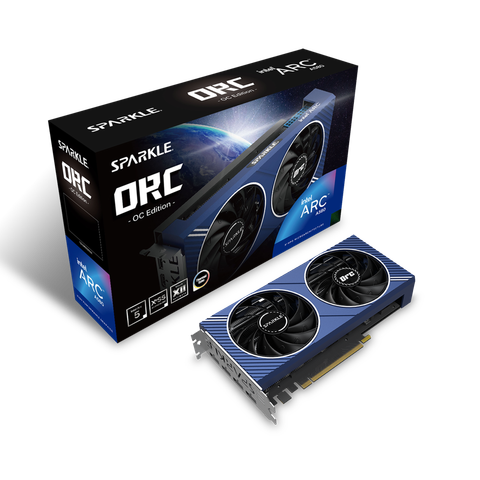 VGA SPARKLE Intel Arc A580 ORC OC Edition 8GB GDDR6 SA580C-8GOC