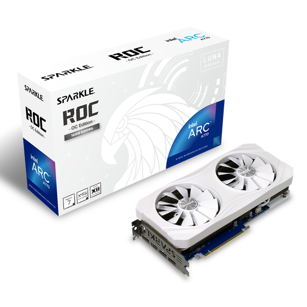 VGA SPARKLE Intel Arc A770 ROC LUNA OC Edition 16GB GDDR6 SA770RW-16GOC
