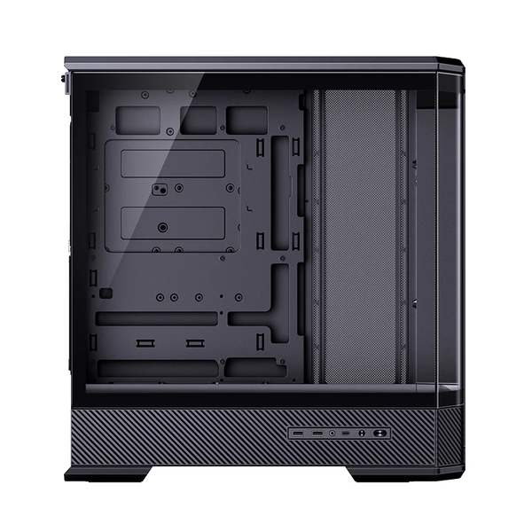 Case Jonsbo D400 Black - Kính Cường Lực Cong