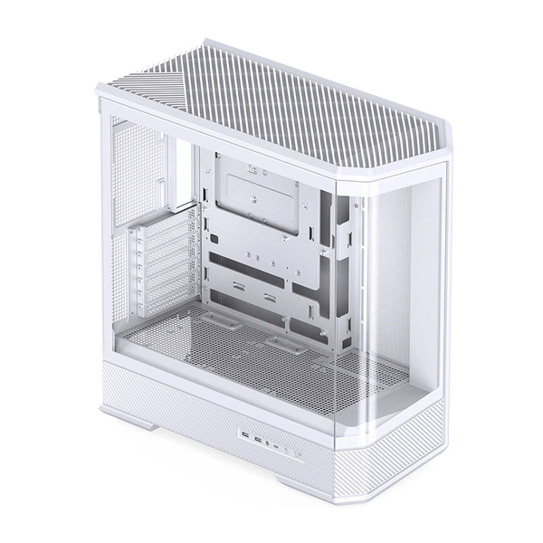 Case Jonsbo D400 White - Kính Cường Lực Cong