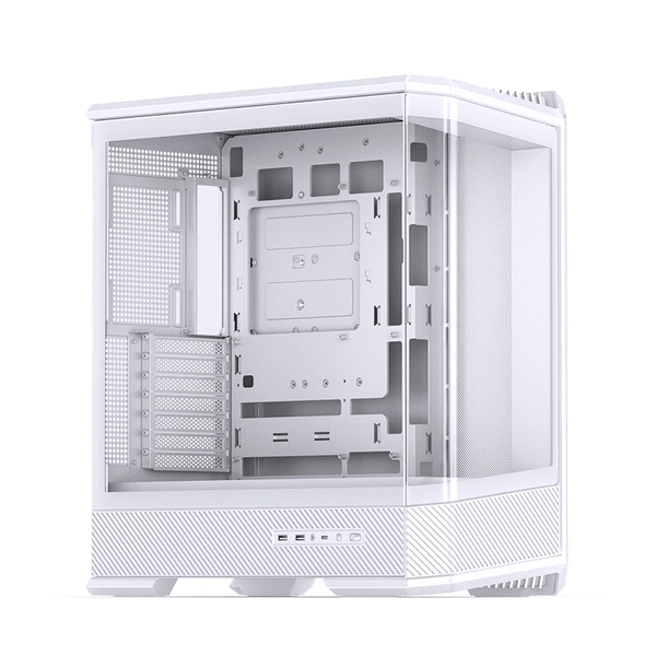Case Jonsbo D400 White - Kính Cường Lực Cong