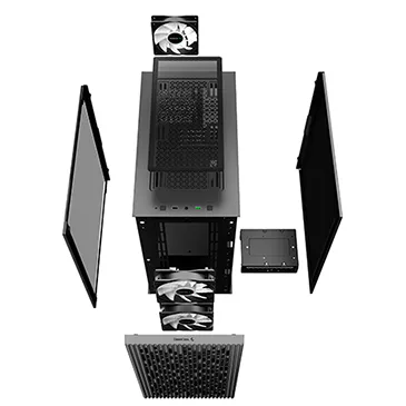 Case Deepcool MATREXX 40 3FS m-ATX - Black