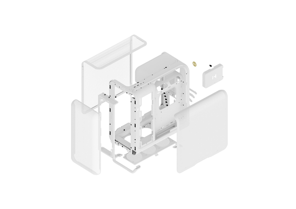 Case HYTE X50 AIR (Snow White)