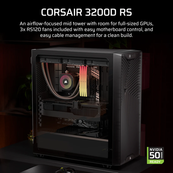 Vỏ máy tính Corsair 3200D RS Smoke CC-9011336-WW