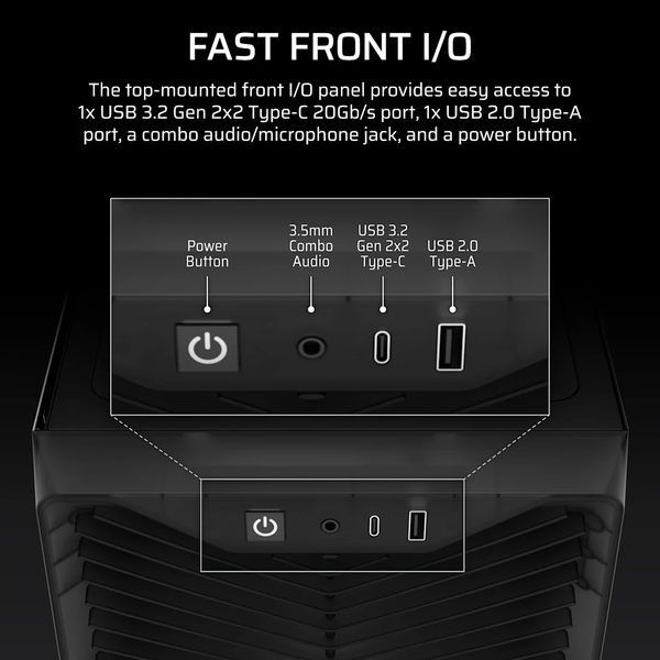 Vỏ máy tính Corsair 3200D RS Smoke CC-9011336-WW