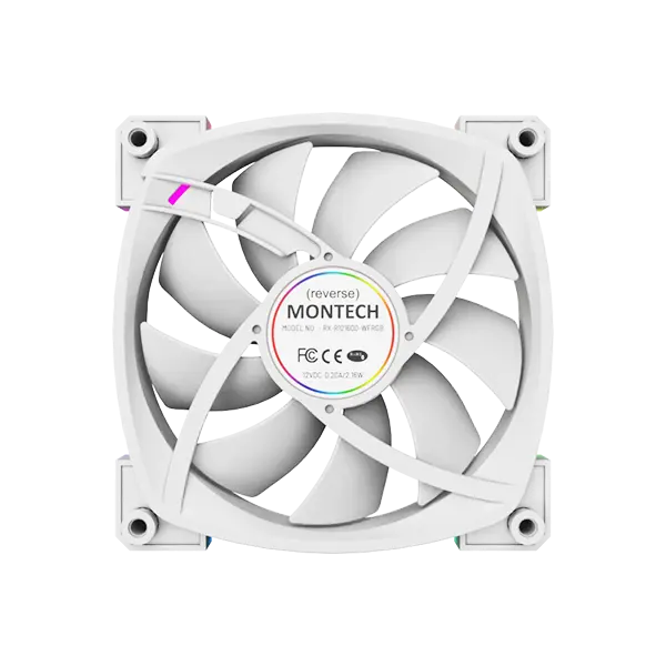 Quạt máy tính Montech RX120 PWM Reverse Fan Blade (Quạt Ngược)