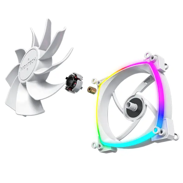 Quạt máy tính Montech RX120 PWM Reverse Fan Blade (Quạt Ngược)