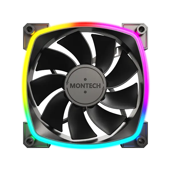 Quạt máy tính Montech RX120 PWM Reverse Fan Blade (Quạt Ngược)