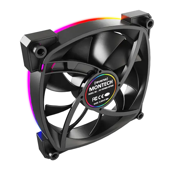 Quạt máy tính Montech RX120 PWM Reverse Fan Blade (Quạt Ngược)