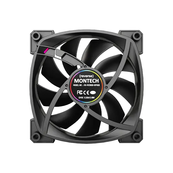 Quạt máy tính Montech RX120 PWM Reverse Fan Blade (Quạt Ngược)