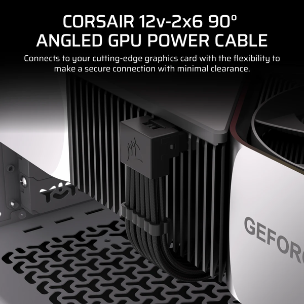 Cáp nguồn máy tính Type 5 Corsair PSU 90° 12V-2x6 Style A/B PCIe 5.1