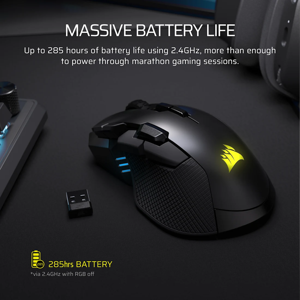 Chuột không dây Corsair IRONCLAW WL SE-BLK-RGB CH-9317110-WW