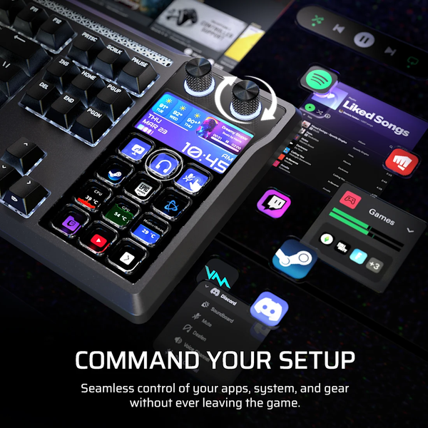 Bàn phím Corsair GALLEON 100 SD Stream Deck-Integrated Mechanical Keyboard CH-912A31I-NA