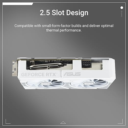 ASUS Dual GeForce RTX™ 5060 Ti 16GB GDDR7 White OC Edition