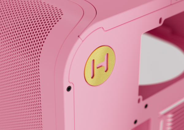 Case HYTE X50 Tempered Glass E-ATX (Strawberry Milk)