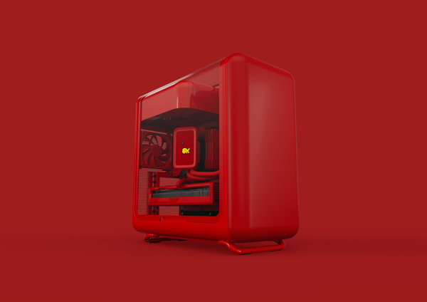 Case HYTE X50 Tempered Glass E-ATX (Panel Cherry)