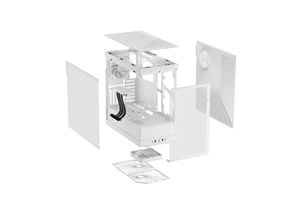 Case HYTE Y40 Case (White/White)