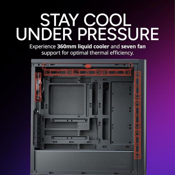 Case Cooler Master ELITE 502 LITE Black
