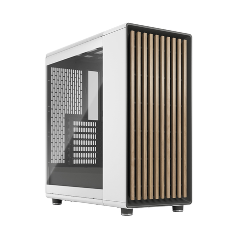 Case Fractal Design North Chalk White TG Clear Tint FD-C-NOR1C-04