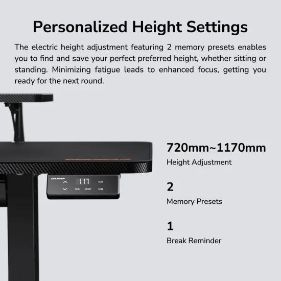 Bàn nâng hạ Cougar E-Star 140 Electric Gaming Desk