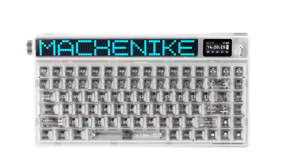 Bàn phím Machenike KT84-B84W Smart Screen Tri-mode
