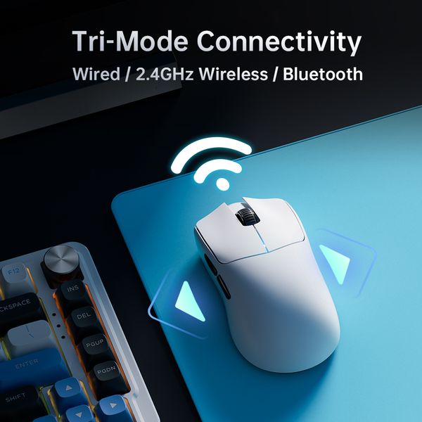 Chuột Machenike L9 X1 Tri-mode White