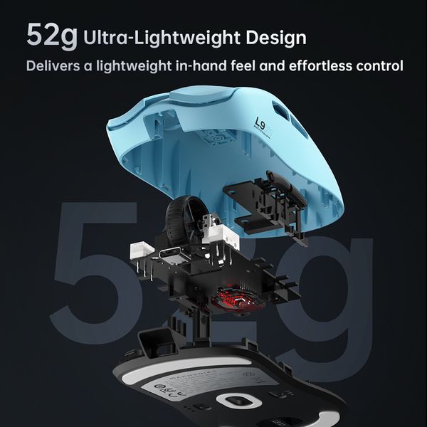 Chuột Machenike L9 X1 Tri-mode Black