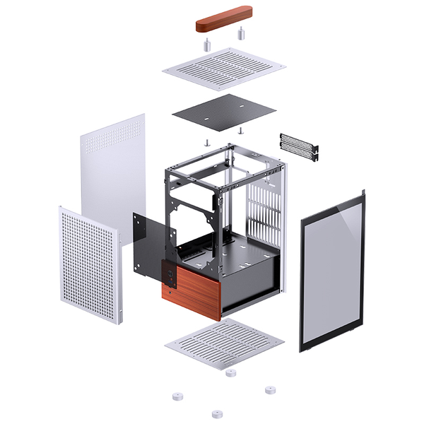 Vỏ Case Jonsbo T6 Silver