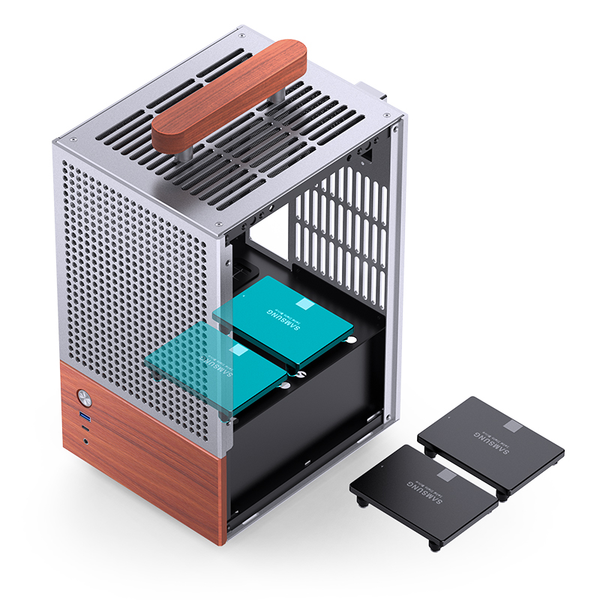 Vỏ Case Jonsbo T6 Silver