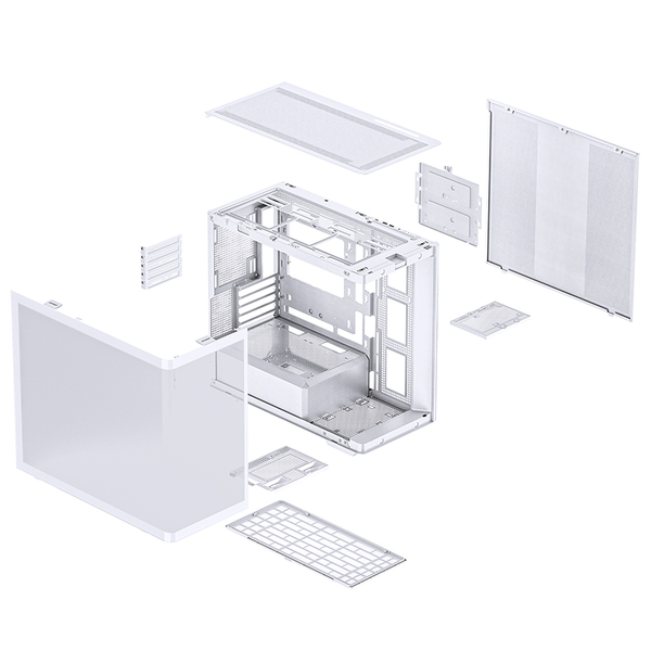Case Jonsbo D300 White M-ATX