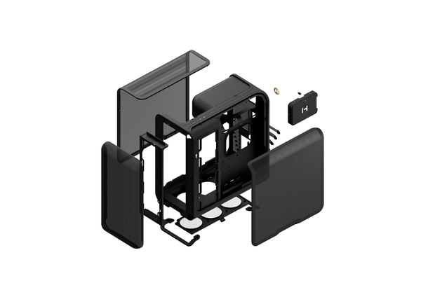 Case HYTE X50 AIR (Pitch Black)