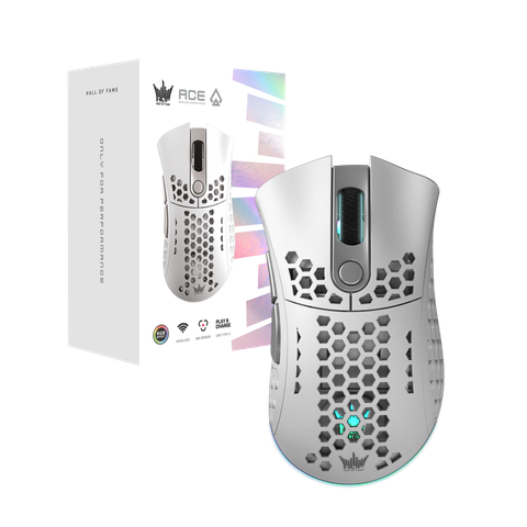 Chuột Gaming không dây GALAX HOF ACE M2 ARGB White MGHM2P708RG2BW