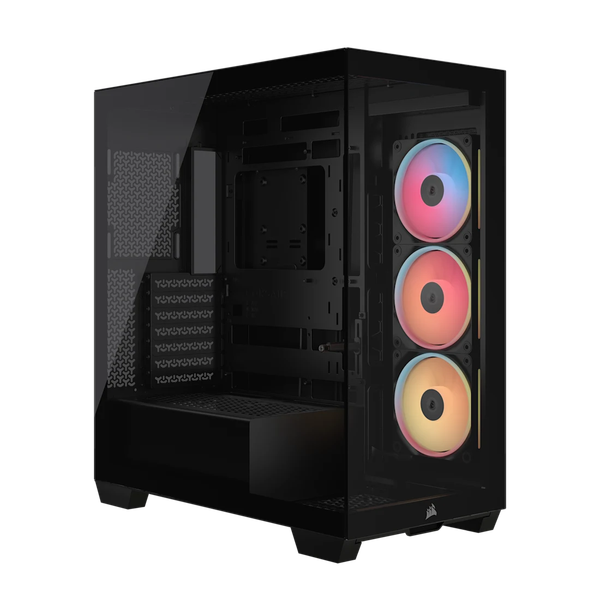 Vỏ máy tính Corsair 3500X LX-R RGB iCUE LINK Tempered Glass Mid-Tower, Black CC-9011324-WW